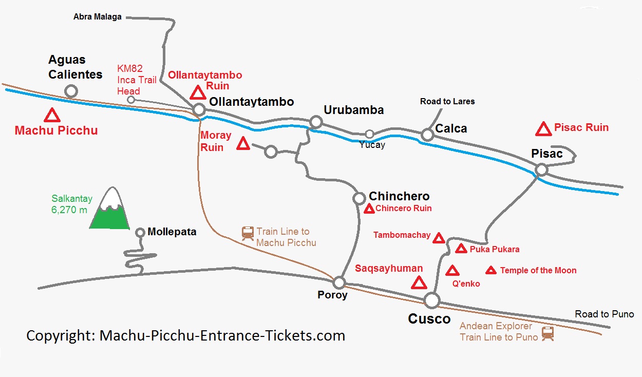 calca peru map